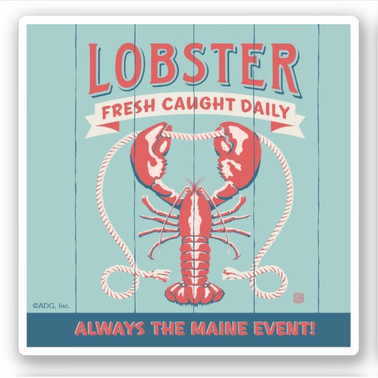 ロブスター鮮度の取れた毎日 |メイン シール (正面)