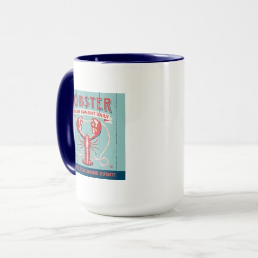 ロブスター鮮度の取れた毎日 |メイン マグカップ (正面左)