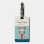 ロブスター鮮度の取れた毎日 |メイン ラゲッジタグ (裏面縦)