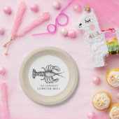 ロブスター|のシーフードの沸騰カスタム ペーパープレート (パーティー)