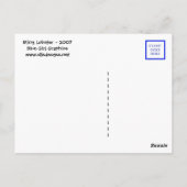 ロブスター(はがき付きらきら光るき) ポストカード (裏面)