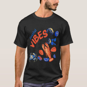 ロブスター カニ seafood lover tシャツ