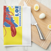 ロブスター キッチンタオル (四つ折り)