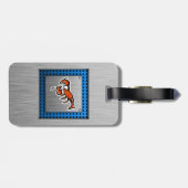 ロブスター;ブラシ仕上げメタル外観 ラゲッジタグ (裏面横)