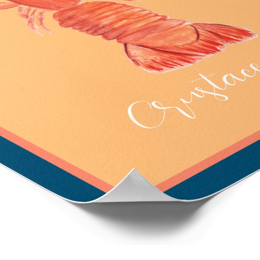 ロブスター ポスター (角)