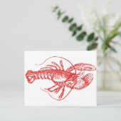 ロブスター ポストカード (スタンド正面)