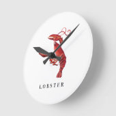 ロブスター ラウンド壁時計 (傾斜)