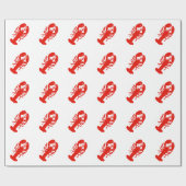 ロブスター ラッピングペーパー (フラット)