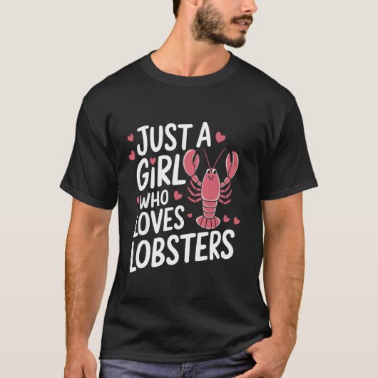 ロブスター ロブスター好き女子 Tシャツ (正面)