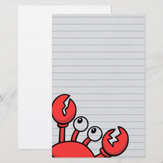 ロブスター 便箋 (正面/裏面)