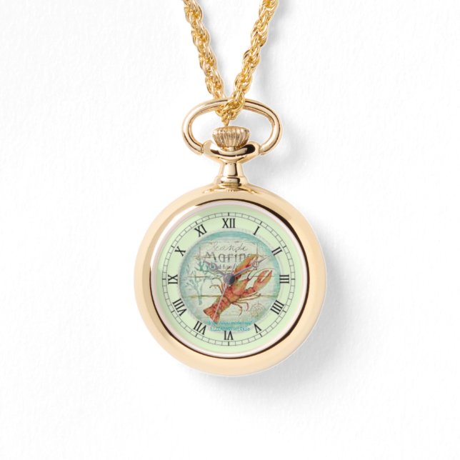 「ロブスター」 腕時計 (正面)