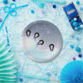 ロブズオブキュートペンギンズホリデー紙プレート ペーパープレート (パーティー)