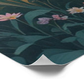 ロブズサンセットハート景観芸術 ポスター (角)