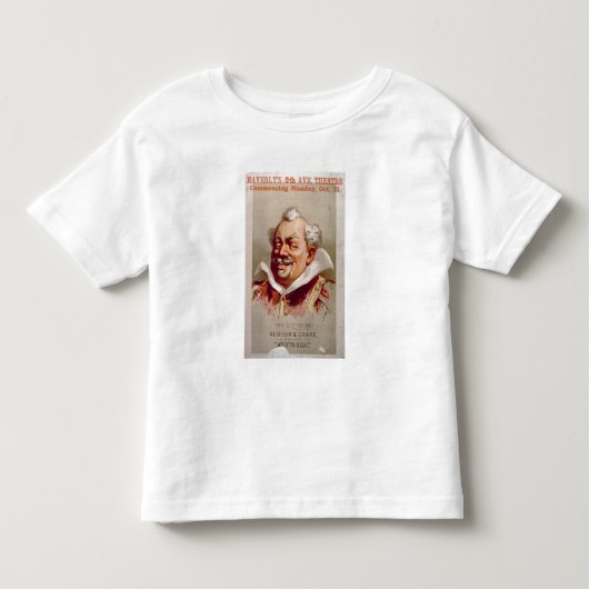 ロブソン及びクレーンの「第12 Nightのための広告 トドラーTシャツ (正面)