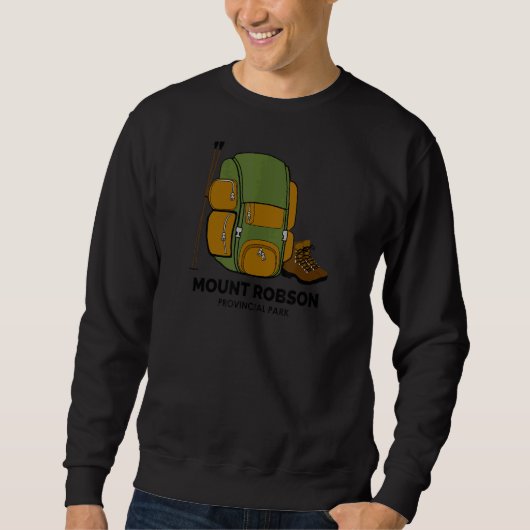 ロブソン山地方公園バックパック スウェットシャツ (正面)