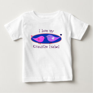 ロブバードと一緒に「私はグラウンティの名前が大好き!」 ベビーTシャツ
