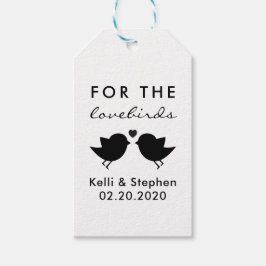 ロブバード結婚ズの鳥の種のメッセージカード ギフトタグ
