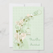 ロブバード結婚ミントのリハーサル 招待状 (裏面)