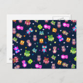 ロブバード – フクロウ ポストカード (正面/裏面)