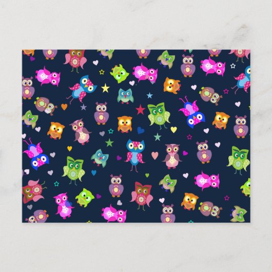 ロブバード – フクロウ ポストカード (正面)