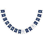 ロブブルー航海のいかり結婚にアンカー バンティングフラッグ (全)