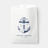 ロブブルー航海のいかり結婚にアンカー フェイバーバッグ (正面)