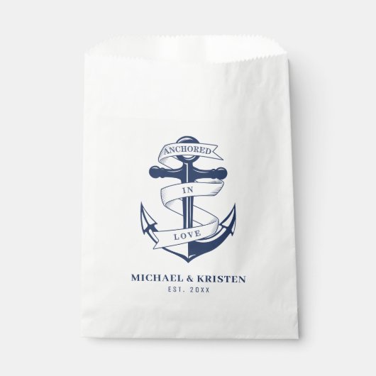 ロブブルー航海のいかり結婚にアンカー フェイバーバッグ (正面)