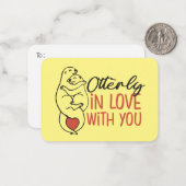 ロブプリンおもしろいかわいいバレンタインデー ノートカード (正面/裏面インサイチュ)