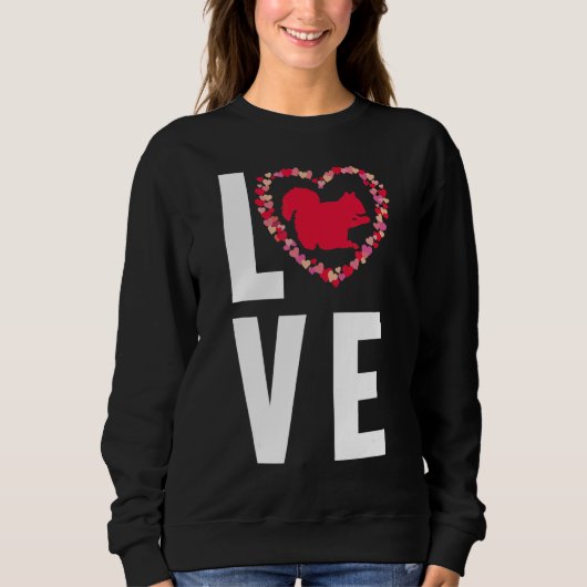 ロブリス森林動物の齧歯動物ファンのペットアコーン スウェットシャツ (正面)