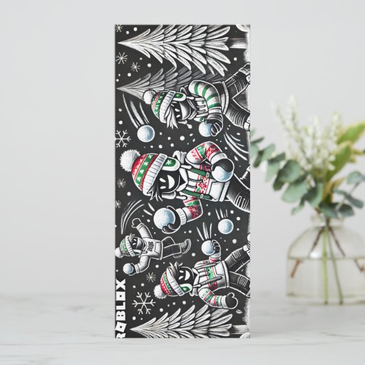 ロブロクソのクールシャルボードクリスマスカード シーズンカード (スタンド正面)