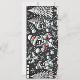 ロブロクソのクールシャルボードクリスマスカード シーズンカード