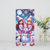 ロブロクソガールズフ10代のラッ名門私立校風のトホリデーカード シーズンカード (スタンド正面)