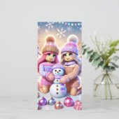 ロブロクソガールズフ10代のラッ名門私立校風のトホリデーカード シーズンカード (スタンド正面)