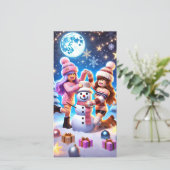 ロブロクソガールズ10代のノブ名門私立校風のホリデーカード シーズンカード (スタンド正面)