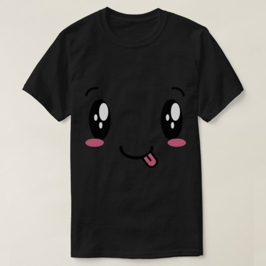 ロブロックスキュート顔 Tシャツ (デザイン正面)