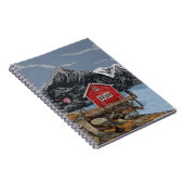 ロブロフテンベルゲンノルウェーランドスケープイラストレーション ノートブック (右側)