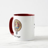 ロブ・ロイ タータン マグカップ MacGregor Crest (正面左)