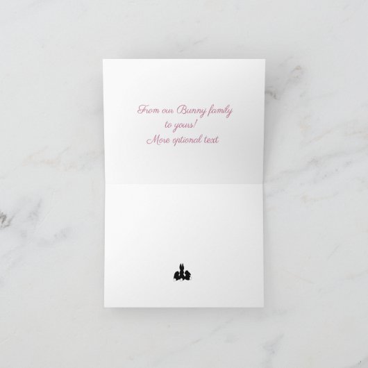 ロプイヤーイースターバニーカード 招待状 (内部)