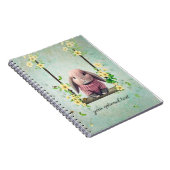 ロプイヤーバニー振り花つる植物手帳 ノートブック (右側)