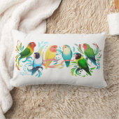 ロベカラフルバードグループ ランバークッション (ブランケット)