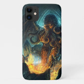 ロベクラフトのCthulhu iPhoneケース Case-Mate iPhoneケース (裏面)