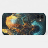 ロベクラフトのCthulhu iPhoneケース Case-Mate iPhoneケース (裏面(横))