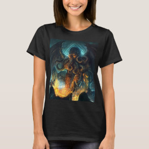 ロベクラフトズチュルフクラシックデザイン婦人用シャツ Tシャツ