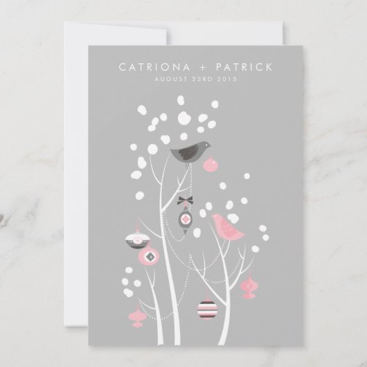 ロベバーズウィンタースノーリハーサルディナー招待状 招待状 (裏面)