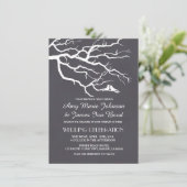 ロベバードのチョークボード結婚式はロベバードを招く4 招待状 (スタンド正面)