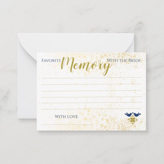 ロベバードのメキシコブライダルシャワーお気に入りの記憶 ノートカード (正面)