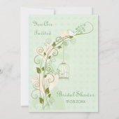 ロベバードミント結婚ズブライダルシャワー 招待状 (裏面)