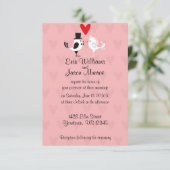 ロベバード新郎新婦結婚式招待状 招待状 (スタンド正面)