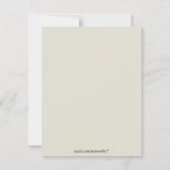 ロベバ結婚ーズリハーサルディナー招待状 招待状 (裏面)