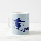 ロベランドブルースキーヤー マグカップ (正面左)